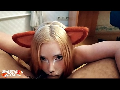 ❤️ 狐狸精吞下鸡巴并在嘴里射精 ️❌ Porno❌❤